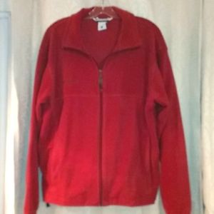 great shape columbia rust color zip up